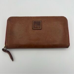 Dooney & Bourke Brown Leather Wallet